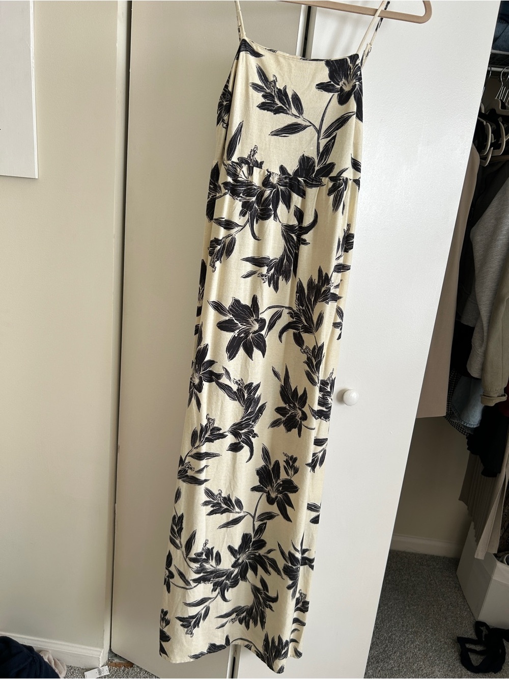 Linen Blend Maxi Dress